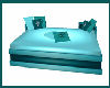 A Couple Bed in Teal