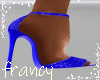 Glory sexy blue heels