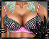|T| Pink Spiked Bra