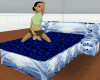 Blue Waves Bed w/Poses