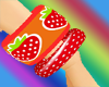 Sweet Strawberry Bangles