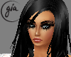 Silk Long Black Hair Gia