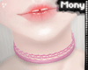 x Double Choker Pink F