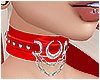 Vday Red Faux Choker