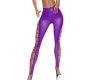 purple lace pants