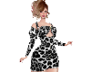JL~B&W Leopard Dress
