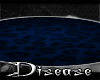 -DD- Blue Round Carpet