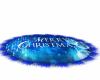 chirstmas alfombra blue