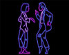 Neon dance club