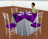 Purple/lavender table