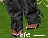 Denim Sandals Black