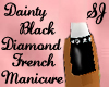 Black French w/ Diamonds