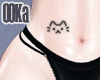 🖤Belly Tattoo Cat