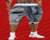 [H]JEANS LONG SHORTS V4
