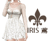 white flowers|IRIS