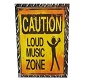 Caution loud Music Sign