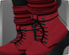 Gothic Boots Red