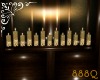 8Q GOLD ROSE CANDLES