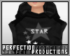 P| Star Hoody Flat