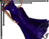 Sleek Amethyst Gown