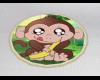 monkey rug toddler