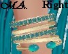 *Gold&Turquoise Bracelet