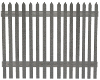 Grey Picket Fence