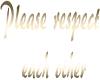 {cmm} gold respect sign