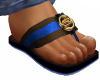 Blue/Black Sandals