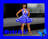 [M] Blue Dance dress