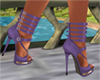 Purple Strapped Heels