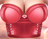 K. Bratty Red Top