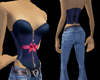 SN Blue Corset Jeans