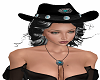 Turquoise CowGirl Hat