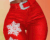 Snowflake Pants - Red