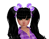 Purple Hair bows