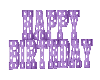 Purple Birthday Lights