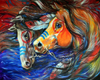 painted horse series rug