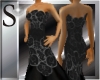 Scarlet black gown