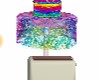 kids rainbow cake