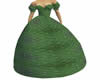 CJ69 Dk Green Ballgown