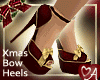 .a Burgundy Bow Heels