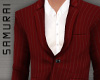 #S Stripes Suit A #Red