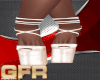 cream platform heels