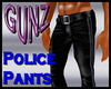 @ Leather Police Pants