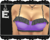 [E] Cute Ruffle Bra Purp