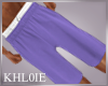 K purple beach shorts M