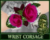 Wrist Corsage Fuchsia