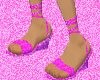 Wedge SandalsSparkly Pink
