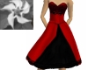 Red-Black Prom Dress